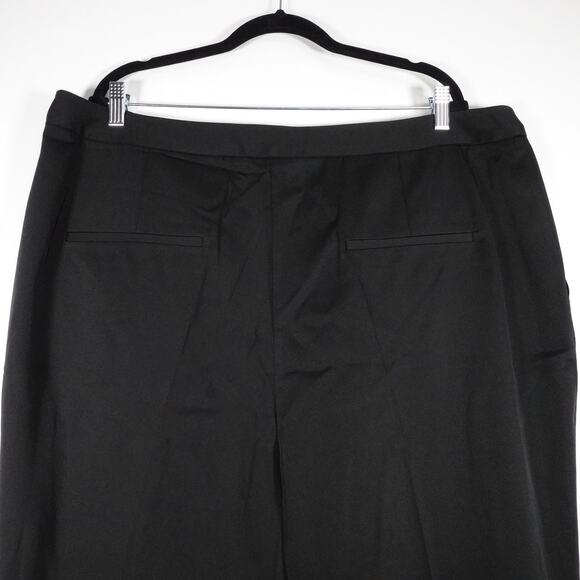 Tuckernuck Women's Black Duncan Dress Pants Size XXXL Pleated Front 2302-28 - Picture 9 of 11
